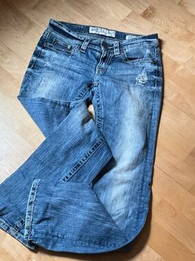 BKE Women's Light Blue Boot Cut Jeans